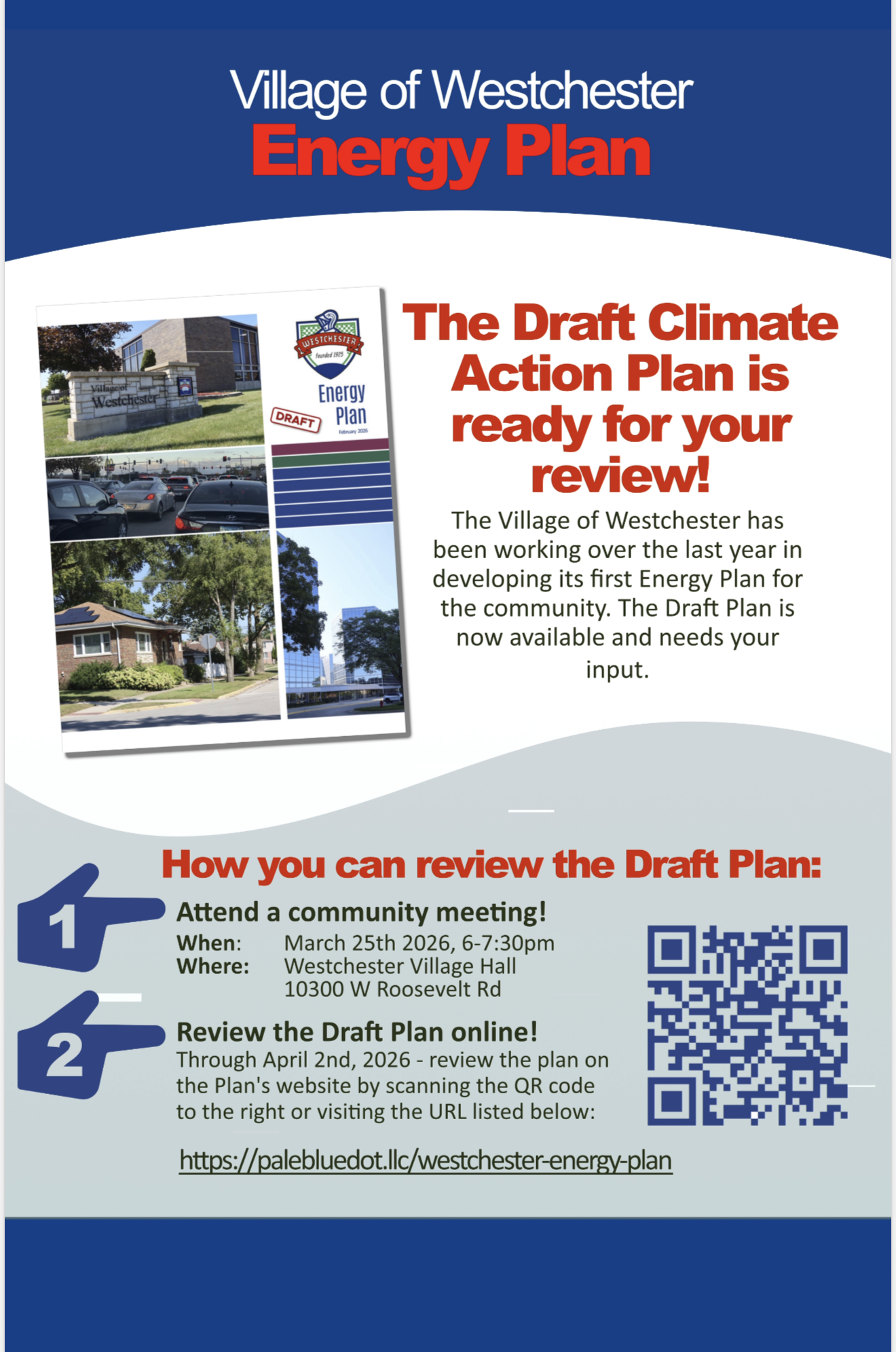 Community Meeting on Draft Energy Plan Set for March 25