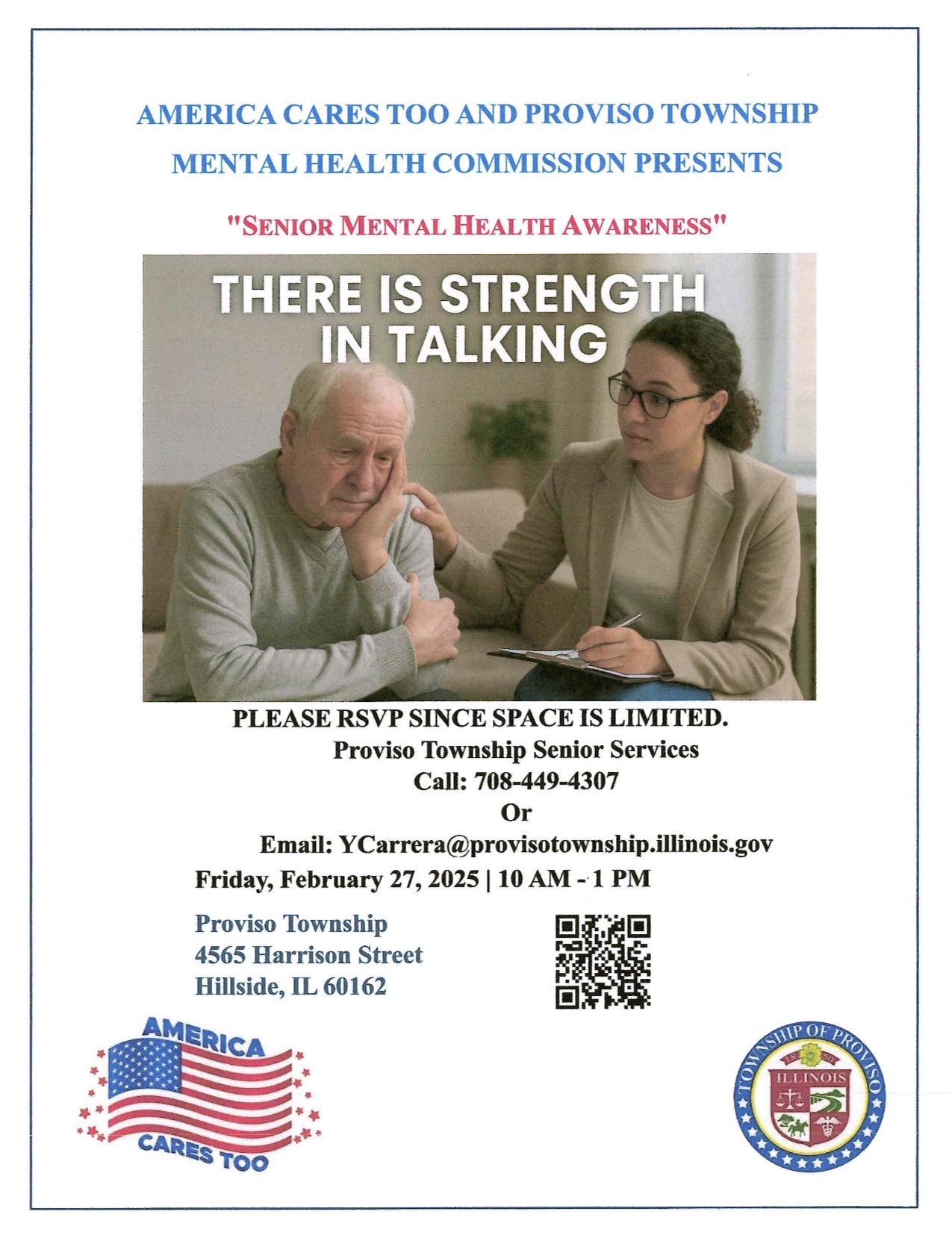 Senior Mental Health Awareness Event Scheduled for February 27