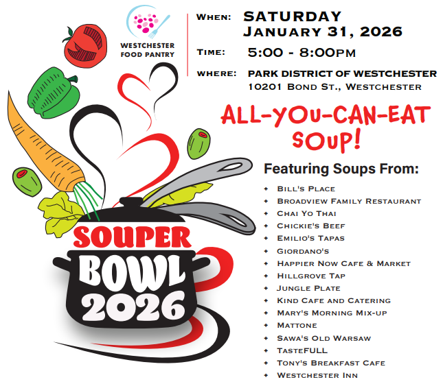 Westchester Food Pantry's Souper Bowl 2026 Event Coming January 31st